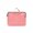 Multicolor-Pink, variant on Multicolor Bow Pattern 14-Inch Laptop Sleeve With Top Handle Soft Quilted