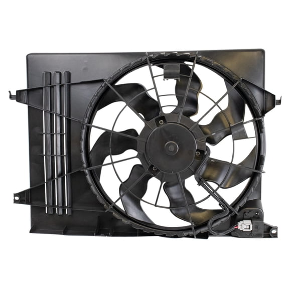 TRQ Radiator Cooling Fan Assembly Fits 2010-2013 Hyundai Tucson 2011-2013 Kia Sportage