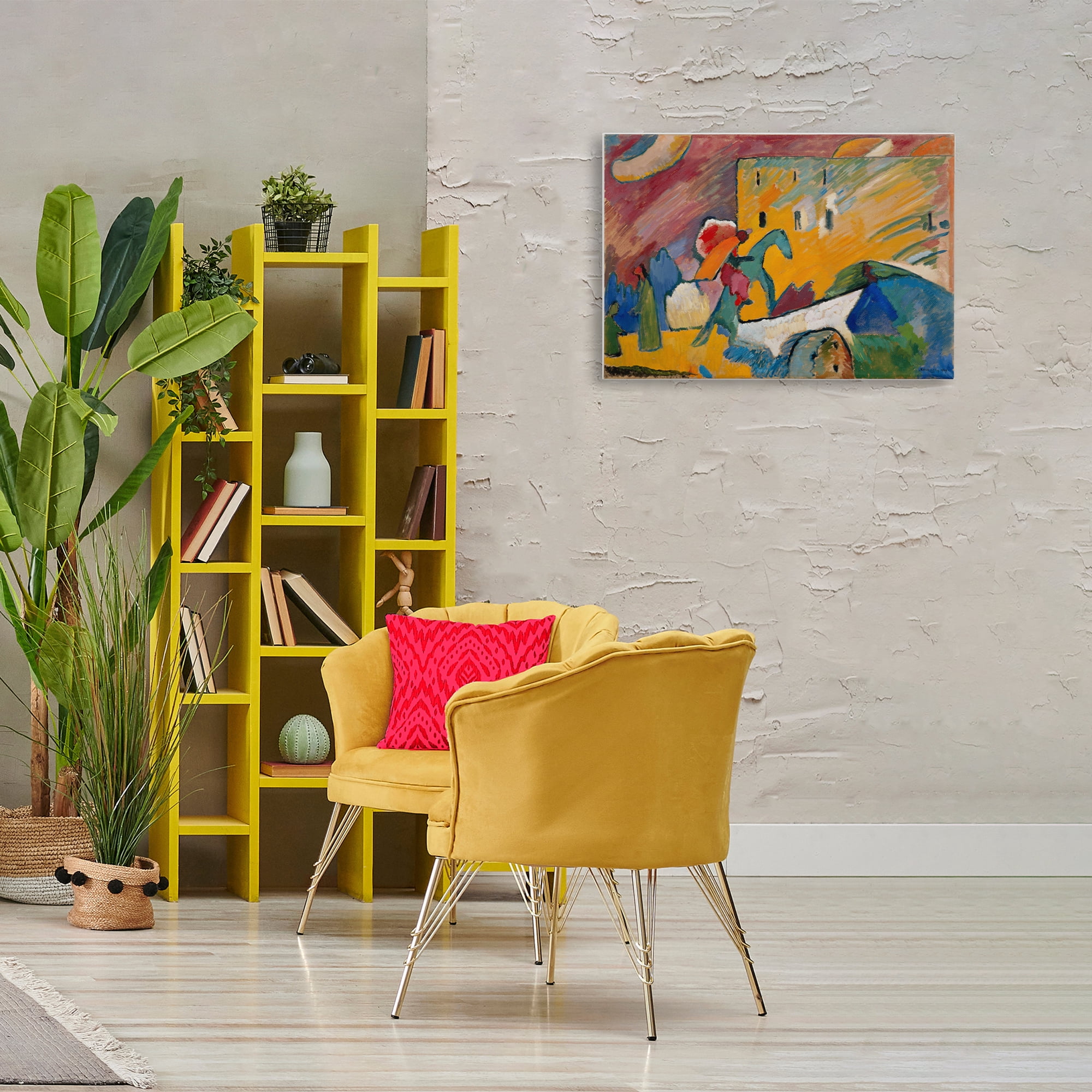 Stupell Industries Kandinsky Improvisation Classic Abstract Painting Wrapped Canvas Art Print Wall Art, 30 x 20