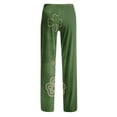 thumbnail image 6 of Domuza St Patricks Day Pajama Pants Men Shamrock Clover Drawstring Stretch Waist Pjs Trousers Loose Fit Soft Lounge Sleepwear with Pockets Dark Green 2XL, 6 of 6