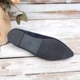 thumbnail image 3 of FRSASU Women's Low Block Chunky Heels Pointed Toe Closed Toe Work Pumps Slip on Comfort Dress Shoes Navy, 3 of 9