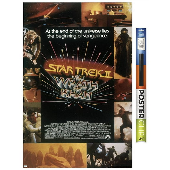 Star Trek II: The Wrath of Khan - One Sheet Wall Poster, 22.375" x 34"