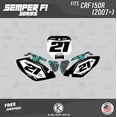thumbnail image 3 of Kalair GFX Graphics Kit for Honda CRF150R (2007-2023) Semperfi Series, 3 of 5