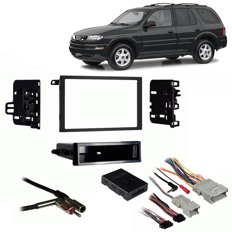 Fits Oldsmobile Bravada 2002-2004 Double DIN Harness Radio Install Dash