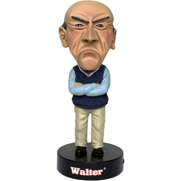Jeff Dunham - Talking Walter Bobblehead | Talking Bobblehead with 9 Unique Phrases (8")