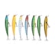 thumbnail image 3 of Señuelo Flotante Minnow, Aparejos De Pesca Con Ojos 3D, Larga Distancia De Lanzamiento, Bola De Acero Integrada Para Agua Dulce Cergrey Fishing Bait Kit, 3 of 8