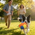 thumbnail image 4 of Calming Jumbo Ball for Dogs | Herding Ball with Tabs | Durable Tear-resistant Inflatable Big Balls | Heavy-Duty Herding Balls with Straps for Dog Agility Equipment Outdoor Play Exercise, 4 of 7