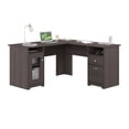 thumbnail image 1 of Cabot 60W L Shaped Computer Desk with Storage in Heather Gray - Engineered Wood, 1 of 8