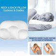 thumbnail image 4 of Memory Foam Pillow, Ergonomic Pillow, Side Sleeper Pillow, White, 4 of 4