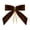 Brown, variant on 12 Pack Velvet Christmas Bows, Decorative Fabric Bows with Metal Fastener for Christmas Tree Wreath Garland Gift Wrapping Home Decor.Army Green