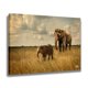thumbnail image 2 of Póster de lienzo con madre y bebé elefantes caminando, decoración de dormitorio, paisaje deportivo, decoración de oficina, regalo, estilo marco, 12 x 18 pulgadas (30 x 45 cm), 2 of 8