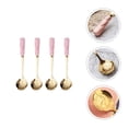 thumbnail image 4 of MasteelfCA 4pcs Delicate Flower-shaped Coffee Scoop Ice Cream Spoon Durable Dessert Spoon, 4 of 8