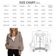 thumbnail image 4 of SUNBS Drawstring Zip Up Hoodies for Women Fall Sweatshirts Jackets Casual Comfy Tops Outfits Clothes with Pocket, 4 of 7