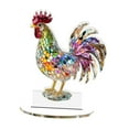 thumbnail image 3 of Fancyes 2D Colorful Chicken Decor Acrylic Desktop Plaque Creative Collectible Crafts Ornament Tabletop Sign for Bookshelf Centerpiece B, 3 of 7