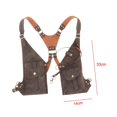 thumbnail image 3 of yuksok Shoulder Harness Bag Hidden Underarm Shoulder Bag for Camping Outdoor Travel Coffee, 3 of 9