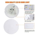 thumbnail image 4 of Facon 4-1/2'' LED RV Puck Light Super Slim Under Cabinet Light, 2-Packs Surface Mount Ceiling Dome Light with Push Switch, 12V DC Interior Light for RV Camper Trailer, 4 of 8