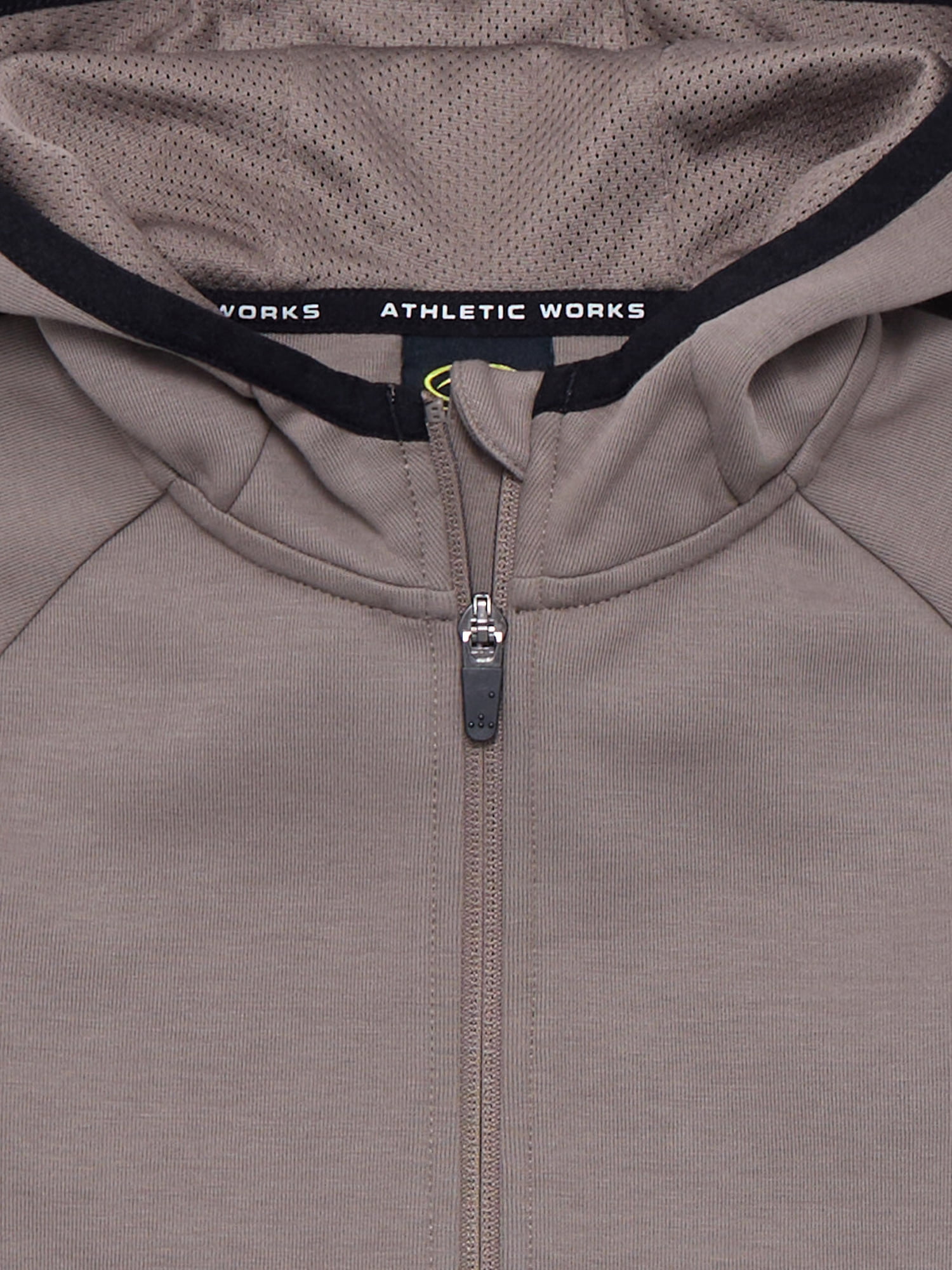 Athletic Works Boys Double Knit Zip Hoodie, Midweight, Sizes 4-18 & Husky