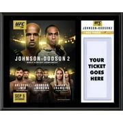 UFC 191 Demetrious Johnson vs. John Dodson II Dueling "I Was There" 12" x 15" Sublimated Plaque