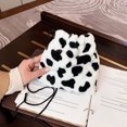 thumbnail image 2 of Shisuyan Cow Pattern Crossbody Bag Plush Shoulder Bag Drawstring Crossbody Purse for Women, 2 of 8