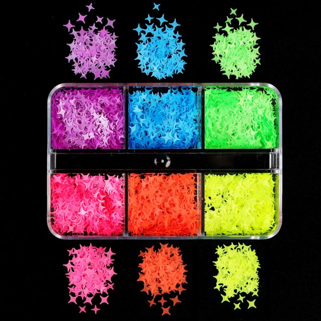 Lentejuelas de mariposa para uñas, purpurina láser holográfica 3D, escamas doradas y plateadas, accesorios de diseño de manicura, decoraciones de Arte de uñas DIY, 6mm