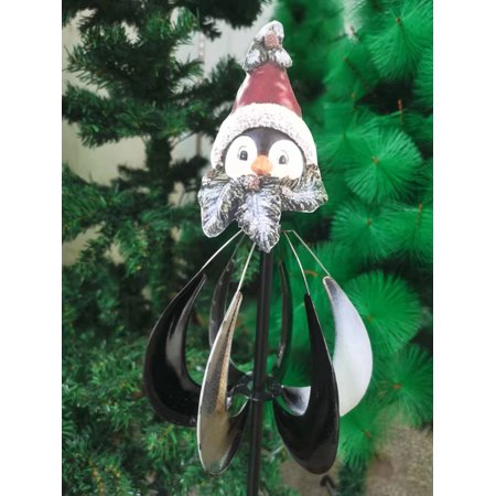 Pinwheel Christmas Pinwheels Garden Decor 3D Windmill with Pole and ...