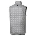 thumbnail image 3 of Men's Cutter & Buck Gray Lehigh Valley IronPigs Rainier PrimaLoft Eco Insulated Full-Zip Puffer Vest, 3 of 3