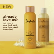 غسول الجسم المرطب SheaMoisture للنساء زبدة الشيا الخام للبشرة الجافة، 18 أونصة