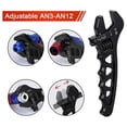 thumbnail image 2 of Adjustable AN 3 4 6 8 10 12 Aluminum WRENCH HOSE Fitting Tool Aluminum Spanner Hose Fitting Tool Spanner Black, 2 of 5