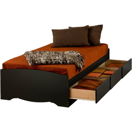 Twin XL Mates Platform Storage Bed, 3-Drawers -Component ...