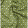 thumbnail image 1 of Soimoi Green polyester Crepe Fabric Shells Ocean Printed Fabric 1 Yard 52 Inch Wide, 1 of 6