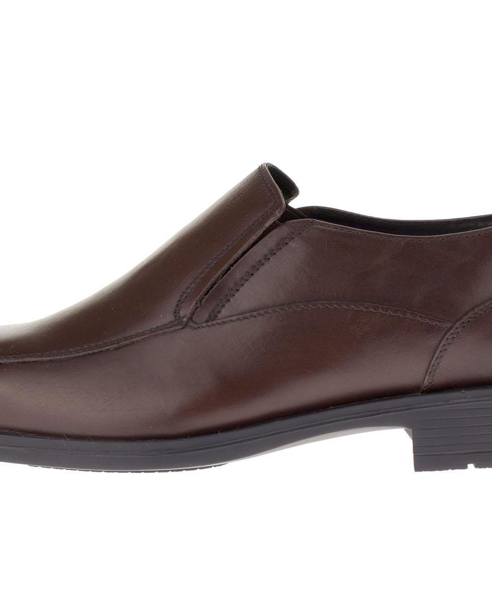 Mens Lenox Brown Leather Comfort Dress Shoe DTI DARYA - image 5 of 7