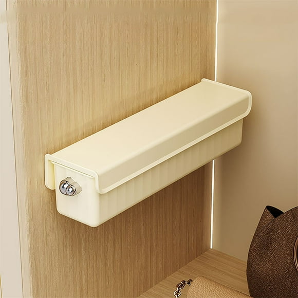 Xihbxyly Artículos Por Menos de $10 Interiores Organizados E Interiores Calcificados, Montar En La Pared, Dos Pegatinas Pared para Colgar, Tres Compartimentos En Uno