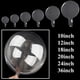 thumbnail image 2 of Globo BoBo transparente de 10 a 36 pulgadas, globo de burbuja transparente, globos inflables de helio, suministros para fiestas, decoración de cumpleaños, baby shower, 2 of 5