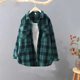 thumbnail image 1 of Prendas de abrigo y chaquetas informales sin capucha y de manga larga para mujer, blusas de manga larga con doble bolsillo y cuello vuelto sin capucha y botones, prendas de abrigo informales, top de p, 1 of 7