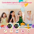 thumbnail image 7 of Karaoke Microphone Machine Toys for Kids Adults, Mini Portable Bluetooth Speaker with 2 Wireless Mics, Christmas Birthday Gifts for Boys Girls (Pink) ﻿, 7 of 7