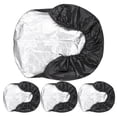 thumbnail image 1 of AURARMLET 4pcs Wheel Rim Protectors Black 190T Polyester Dustproof for RVs, 1 of 8