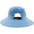 thumbnail image 4 of Zukuco Women Ponytail Sun Hat UV Protection Wide Brim Bucket Hats Quick-Dry Summer Beach Fishing Hats, 4 of 7