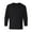 Black, variant on G540B Youth Cotton 5.3 oz. Long-Sleeve T-Shirt