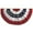 Classic Embroidered Star Bunting 3' W x 1.5' H, variant on In the Breeze Blue Stripe Printed Bunting, 2 x 4, Fourth of July Décor, 3711