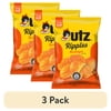 (3 pack) Utz Ripples Barbeque Potato Chips, Gluten-Free, Family Size, 7.75 oz Bag