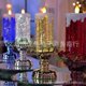 thumbnail image 3 of leyfeng Velas de Navidad LED Vela de cristal de fantasía colorida Decoración Recuerdo de viaje Luz de noche LED Oro, 3 of 5