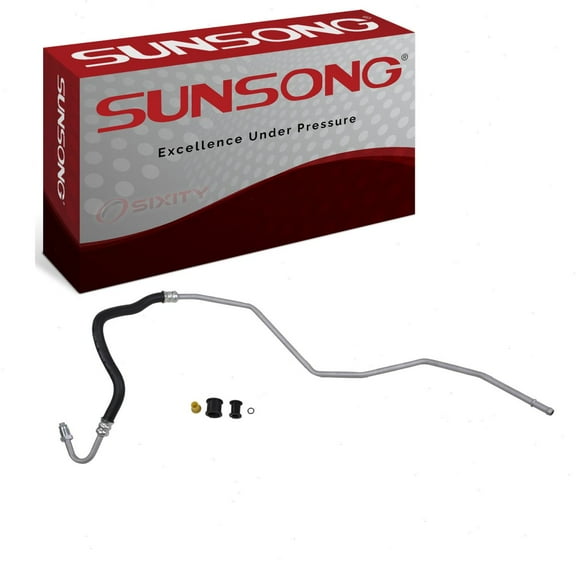 Sunsong Gear To Cooler Power Steering Return Line Hose compatible with Chrysler Town & Country 2008-2010