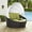 Peridot, variant on Modway Convene Canopy Outdoor Patio Daybed in Espresso White