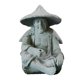 thumbnail image 2 of Figura de Pesca de Anciano, Adorno de Pescador de Acuario de Resina para la Fuente de Peces, 2 of 7