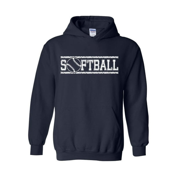 IWPF Unisex Softball with Ball Hoodie Sweatshirt