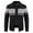 Black, variant on Mens Sweaters Autumn and Winter Stand Collar Fleece Jacket