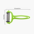 thumbnail image 3 of wamans Vegetable Potato Peelers For Kitchen, Y Peeler For Fruit Carrot Zucchini Cucumber Potatoes, Good Grip Vegetable Peeler Makes Peeling Very Easy,Green,, 3 of 7