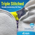 thumbnail image 6 of Aquatic Experts Felt Filter Socks 4 inch Ring 100 Micron - Long, 4-Pack, 4" x 14", 6 of 7