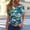 005Green, variant on Generic Womens Summer Tops Crew Neck Short Sleeve T Shirts Dressy Casual Cute Printed Tees Loose Fit Trendy Blouses