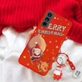 thumbnail image 1 of Christmas 3D Reindeer Santa Claus Tree Hat Case For iPhone X XR For iPhone XS Max Snowman 3D Key Chain Tpu Cover, 1 of 5
